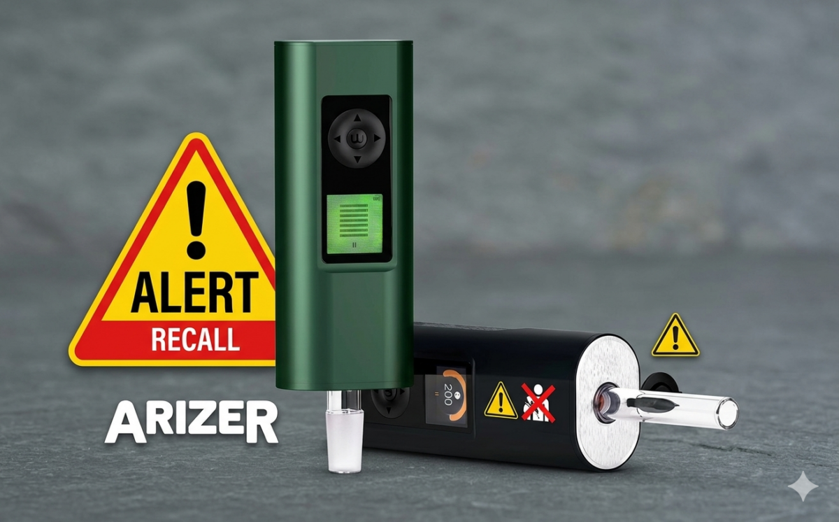 Arizer Solo III Intergalactic (Black) Portable Vaporizers recall