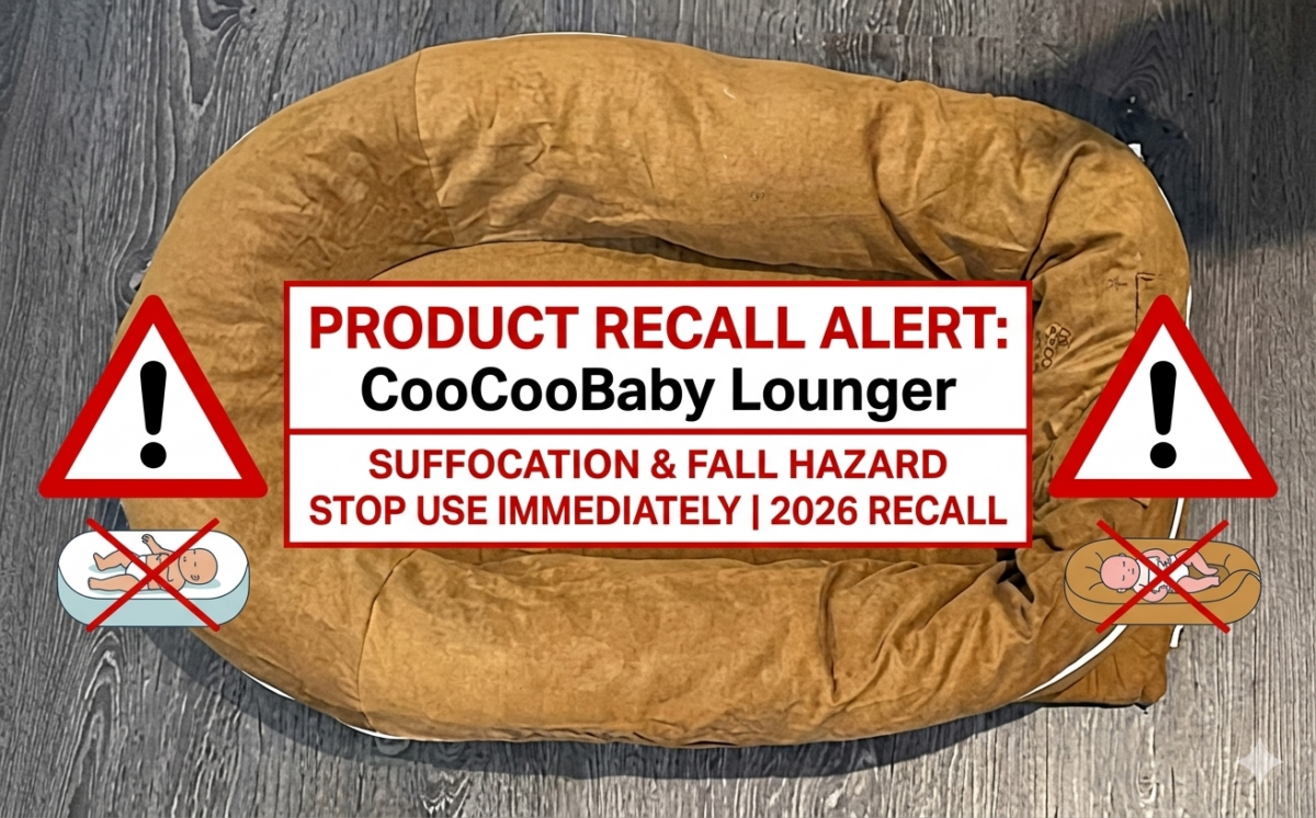 CooCooBaby Baby Loungers recall