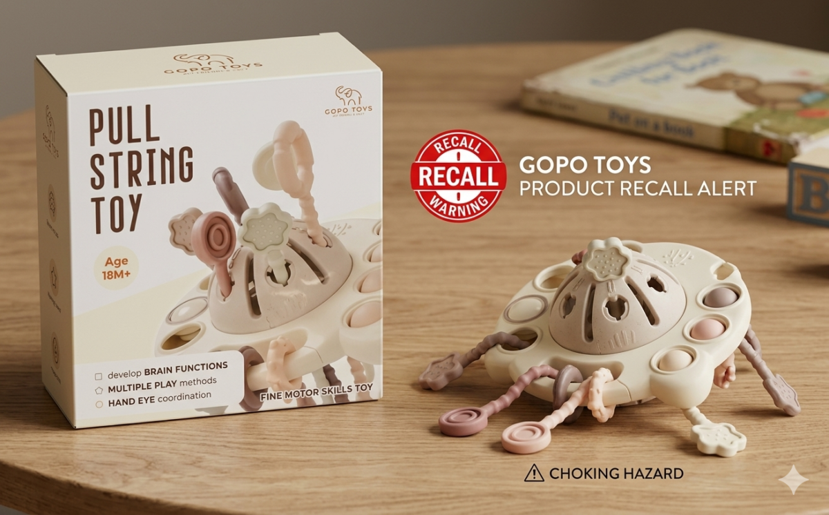 GOPO TOYS Pull String Teething Toys recall