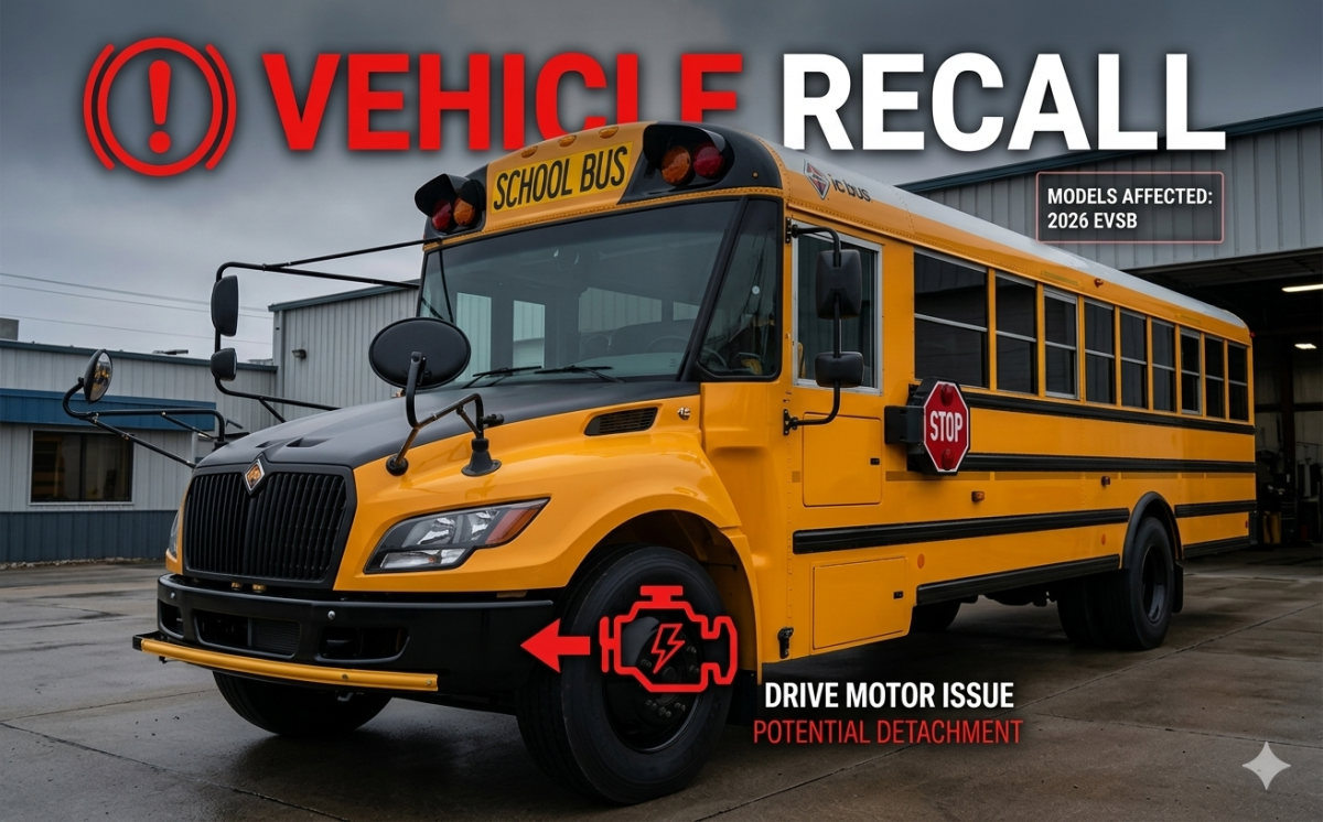 2026-2027 IC Bus EVSB Electric School Bus recall