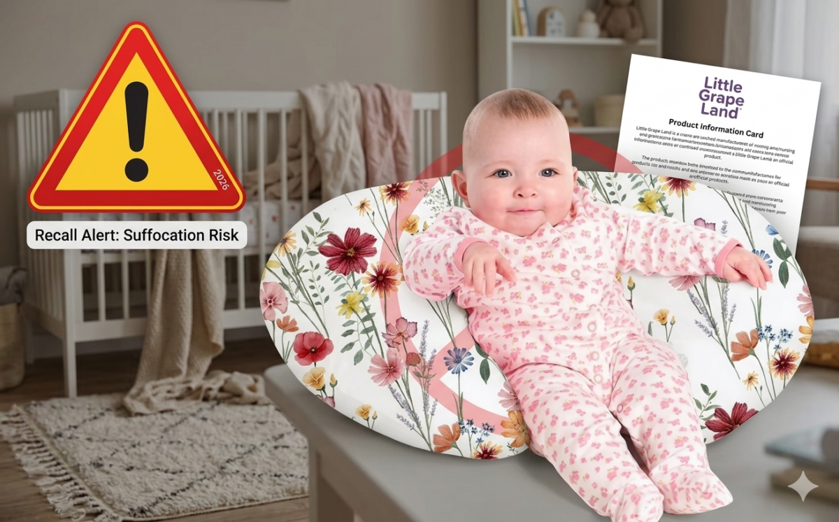 Little Grape Land Nursing Pillows recall