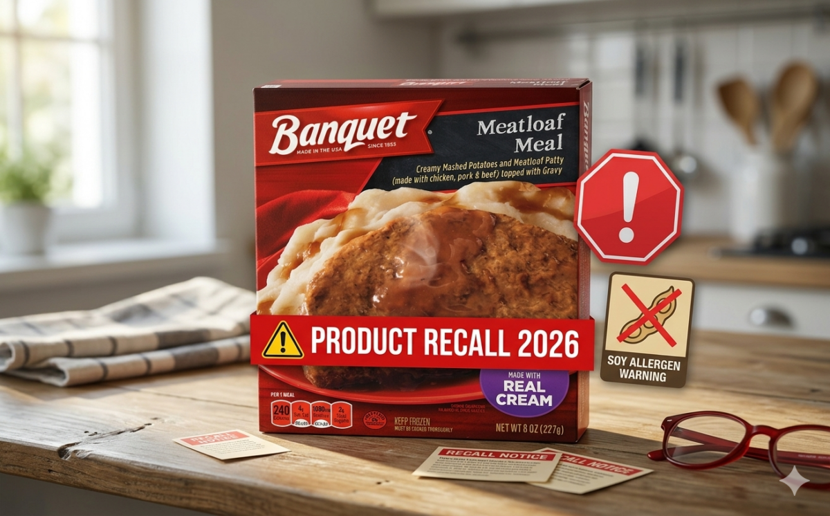 Frozen Meatloaf with Garlic Mashed Potatoes recall