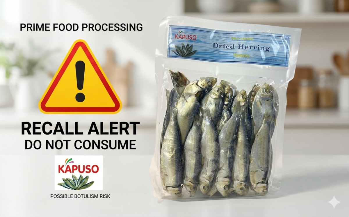 Dried Herring Fish 7 oz. recall