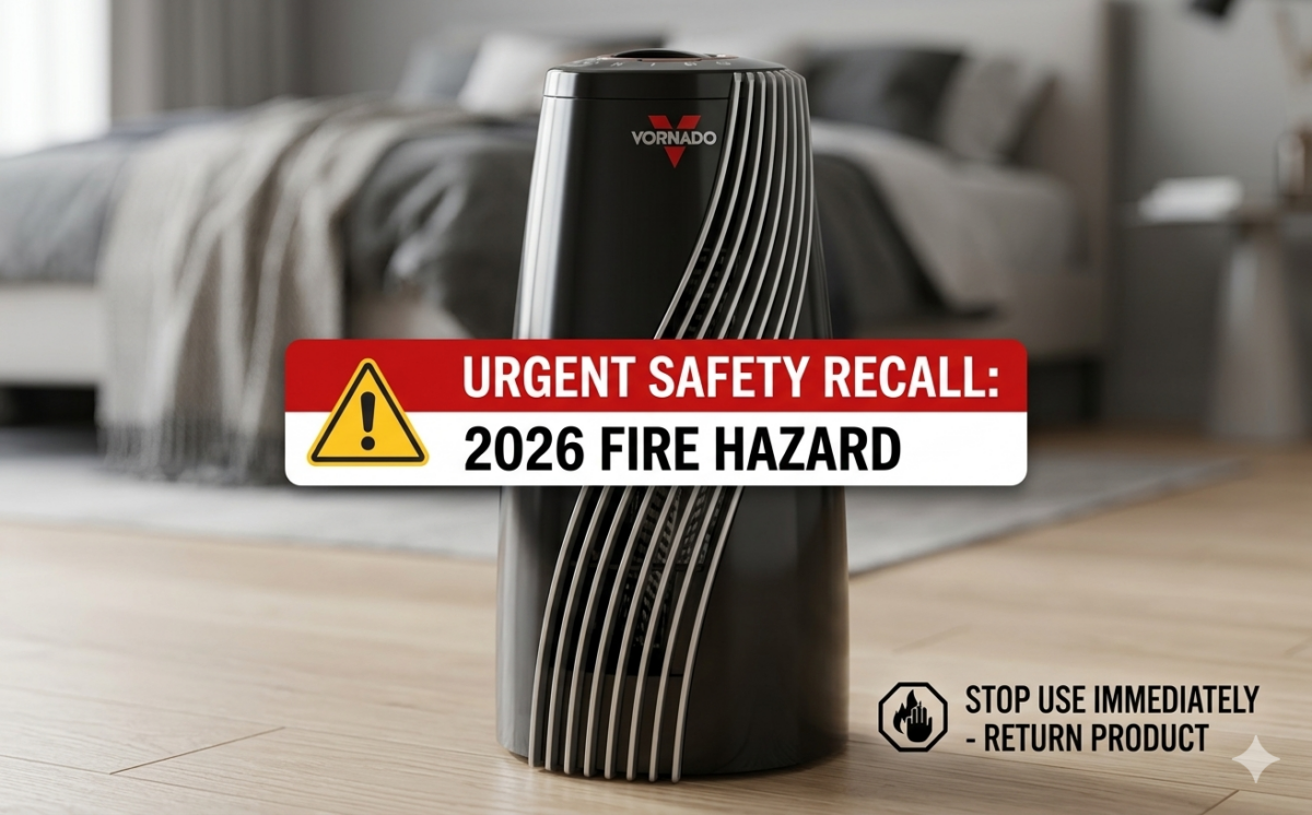 Vornado SRTH Small Room Tower Heater recall