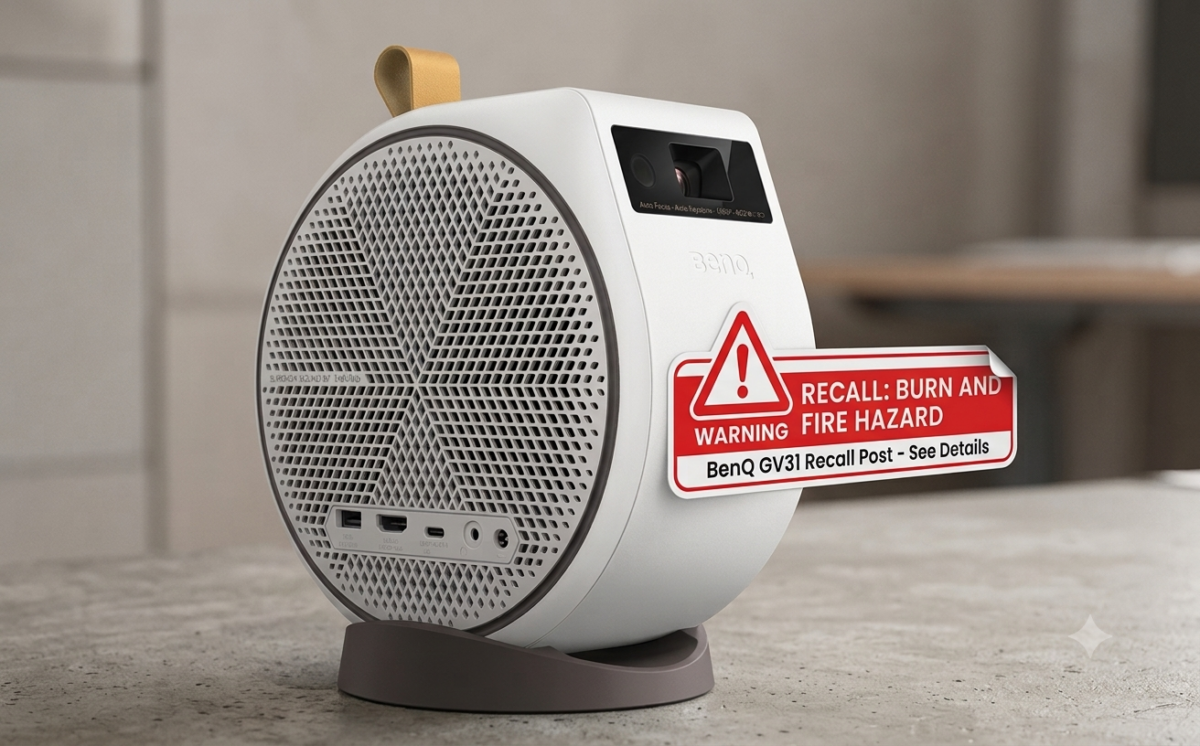 BenQ GV31 Portable Projector recall