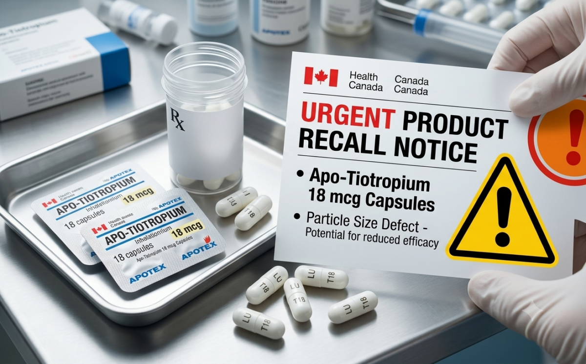 Apo-Tiotropium 18 mcg Capsules recall