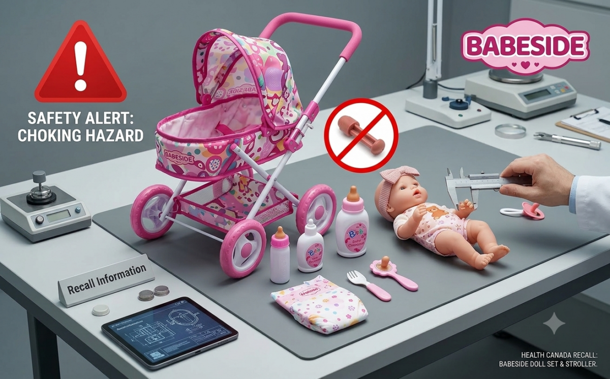 BABESIDE Doll and Stroller Set recall