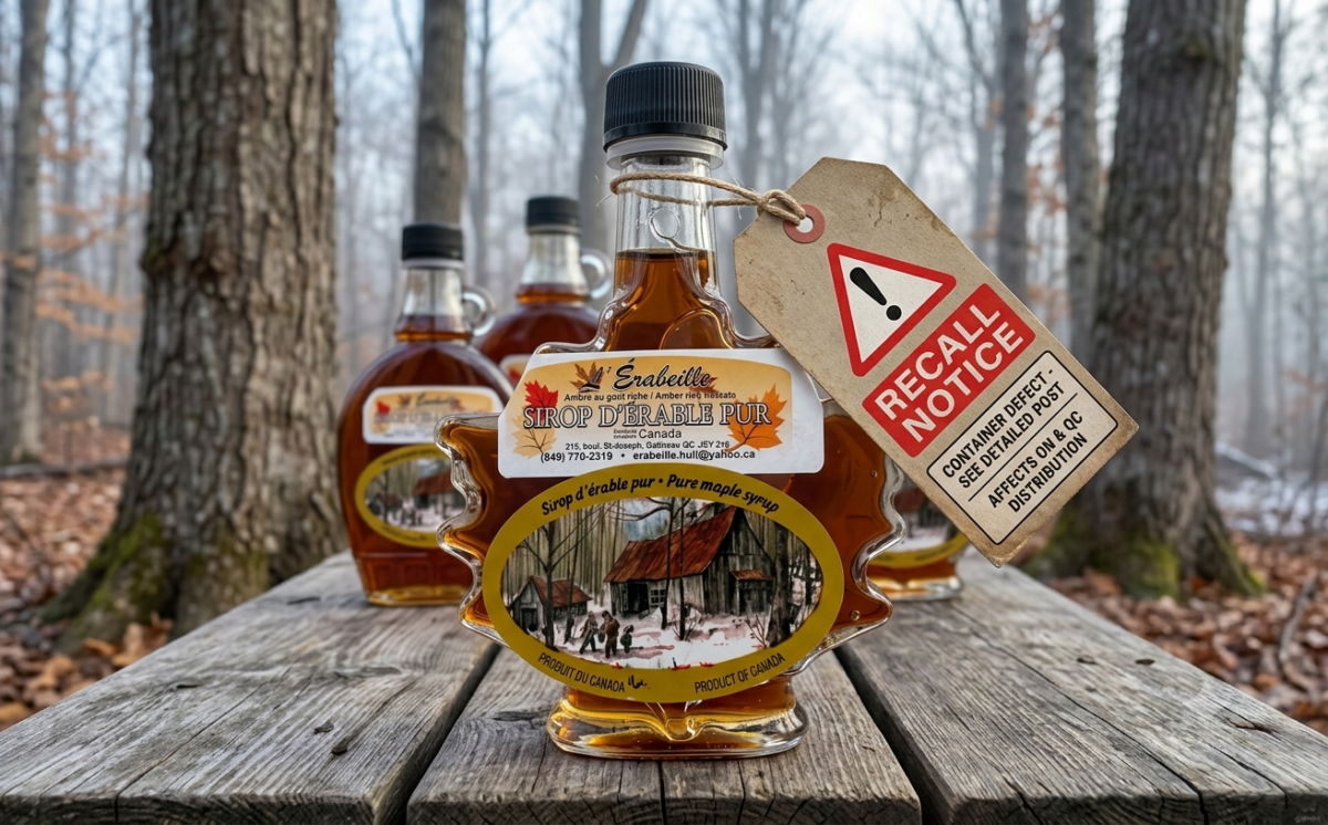 Pure Maple Syrup recall