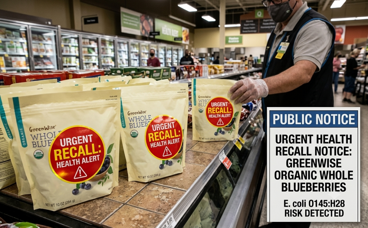 Organic Whole Blueberries recall