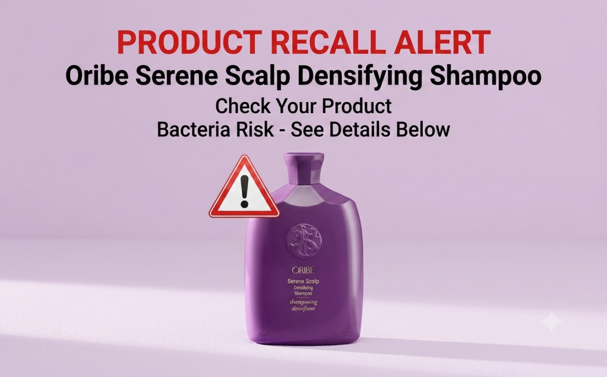 Oribe Serene Scalp Densifying Shampoo (8.5 oz and 33.8 oz) recall