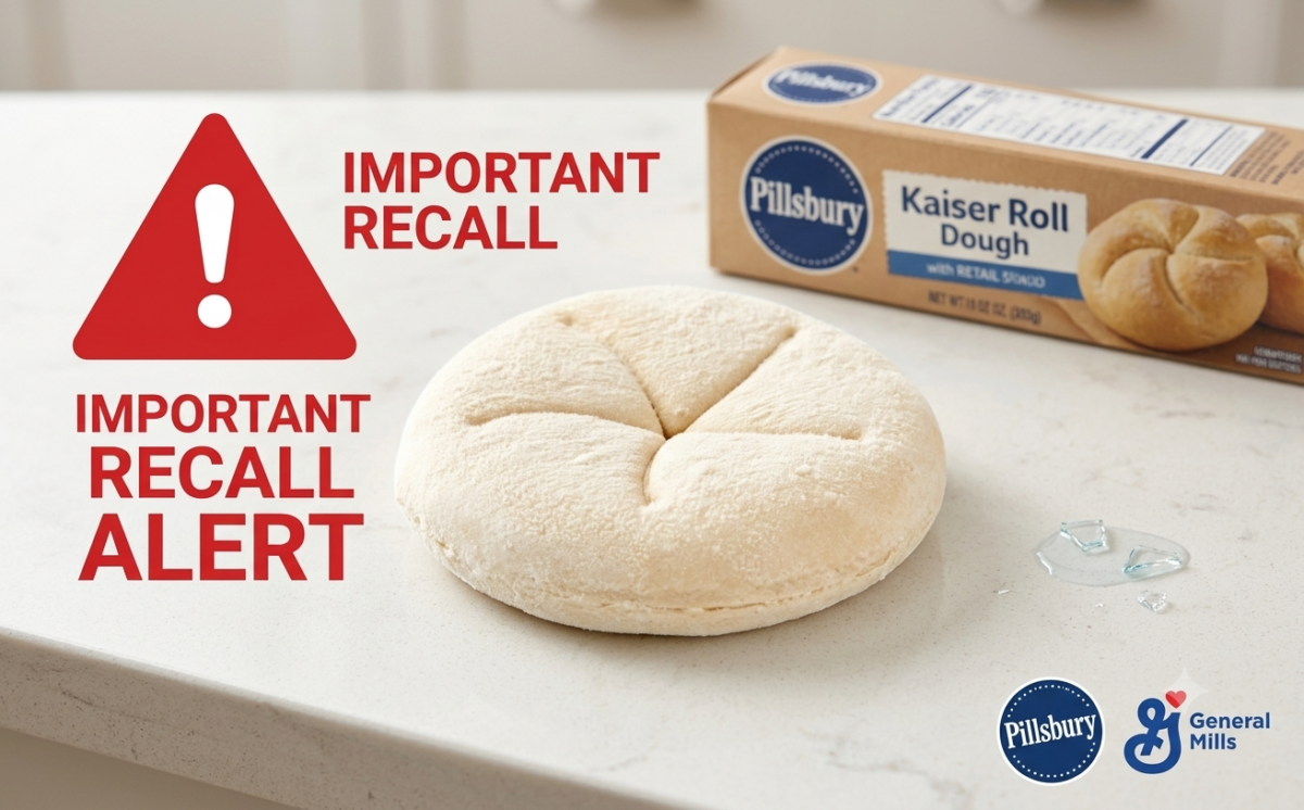 Pillsbury Bread Rolls, Kaiser Roll Dough recall