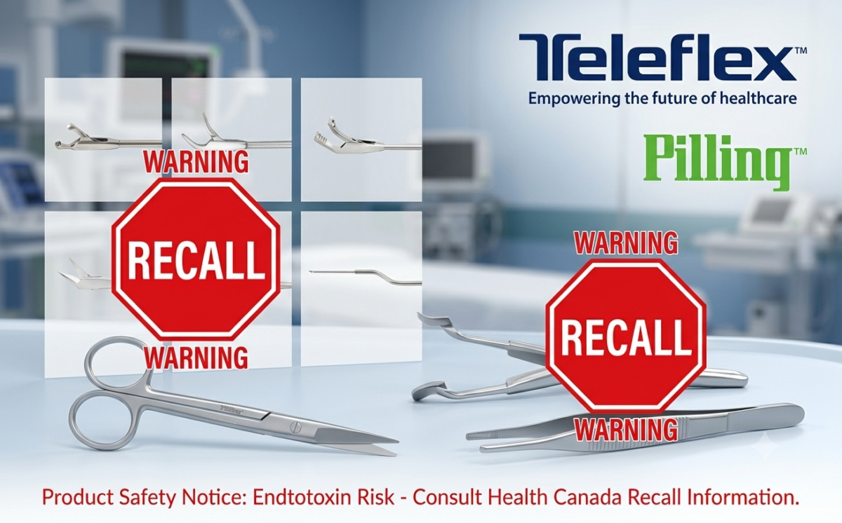 Presource ®Kits containing Teleflex Pilling® Wecksorb Neurosponge recall
