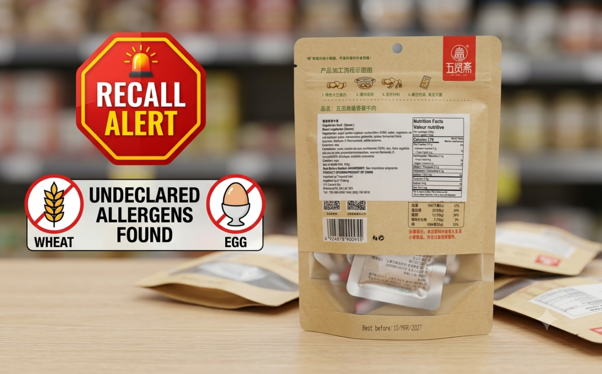 Vegetarian Beef (Sauce) recall