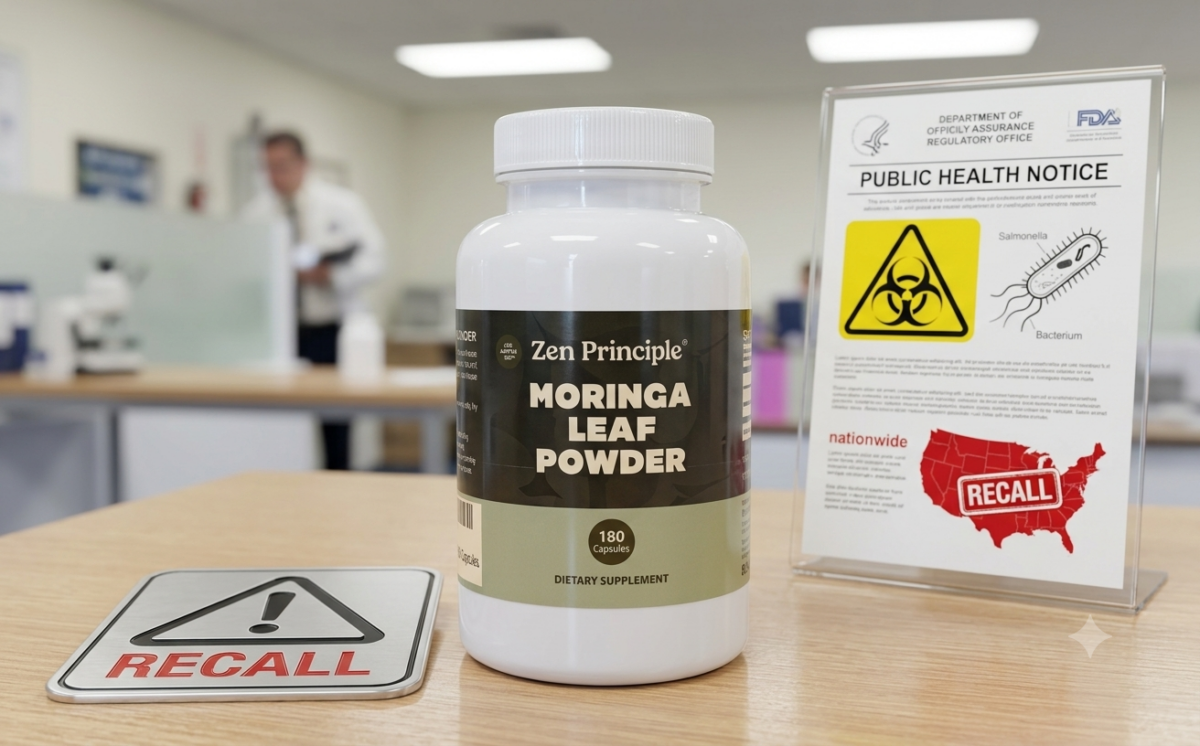 Zen Principle Moringa Leaf Powder Capsules recall