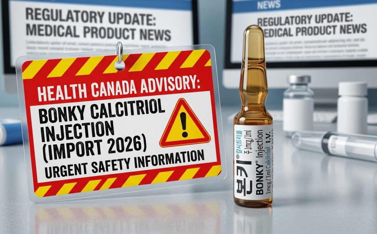 BONKY Injection, 1 mcg/mL Calcitriol recall
