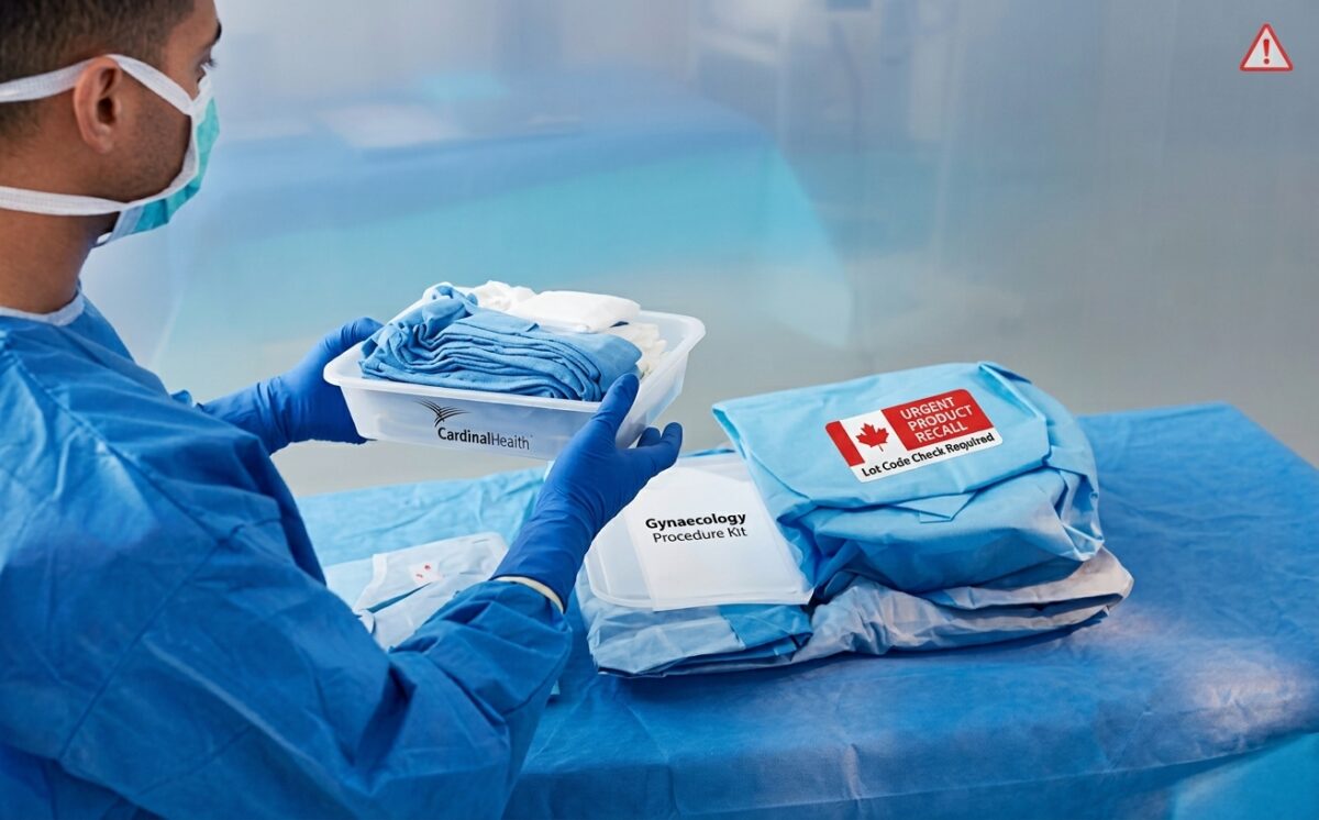 Cardinal Health Gynaecology Robotics and Endoscopy Packs recall