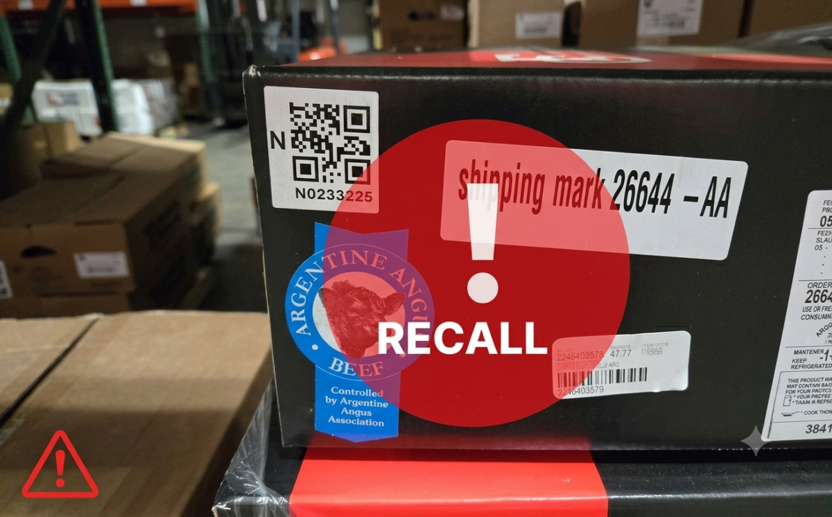 Raw Beef Products (Top Sirloin Butt, Eye Round, Topside Cap Off, Flat, Knuckle) recall