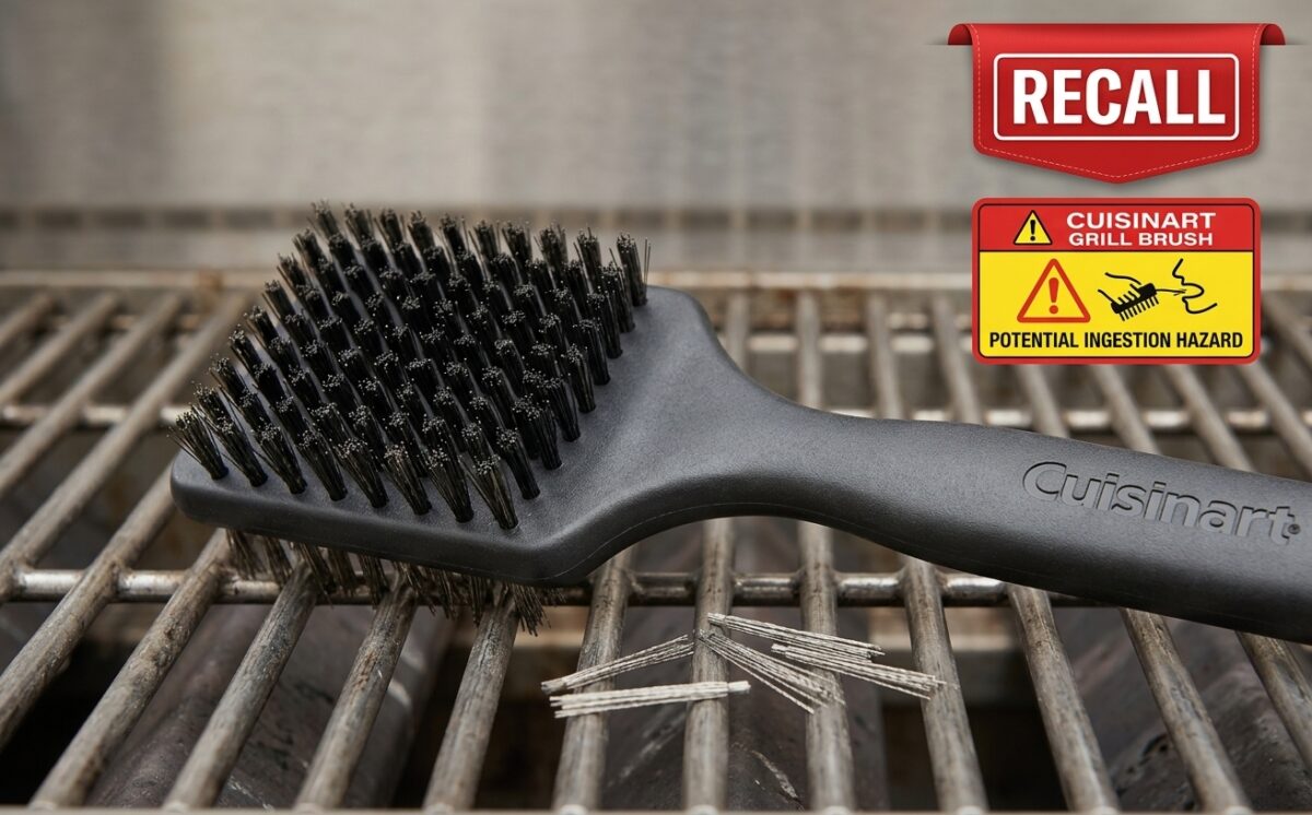 Metal Wire Bristle Grill Brushes recall