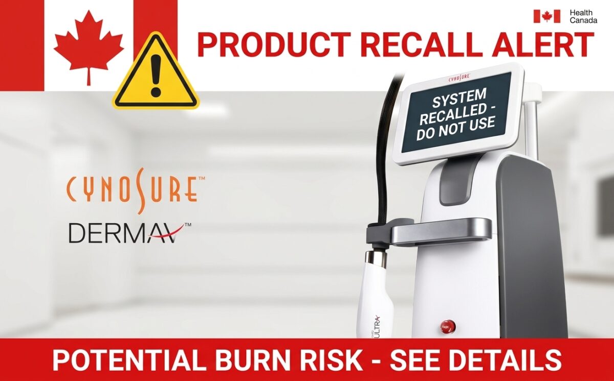 Cyanosure DermaV Laser System recall