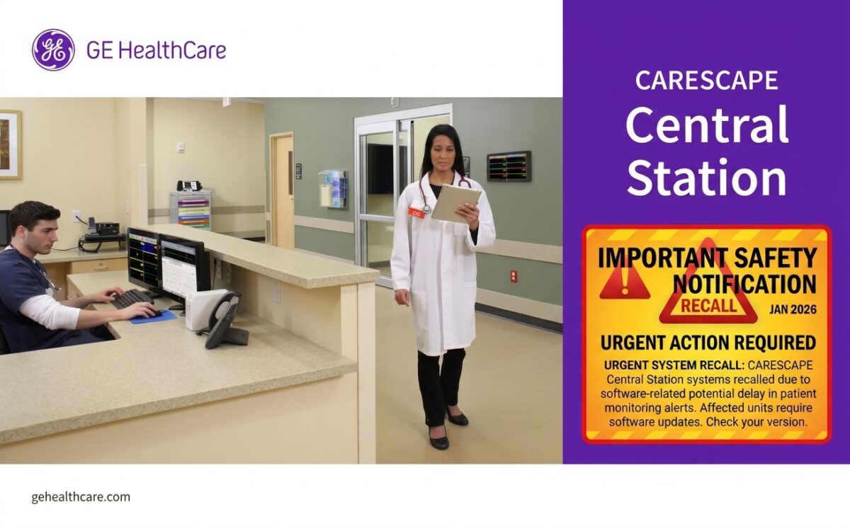 CARESCAPE Central Station recall