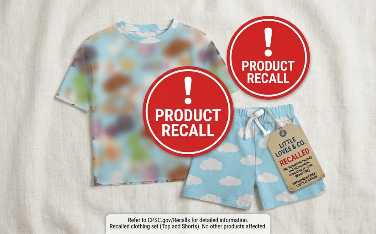 Little Loves & Co. Youth Clothing with Drawstrings recall