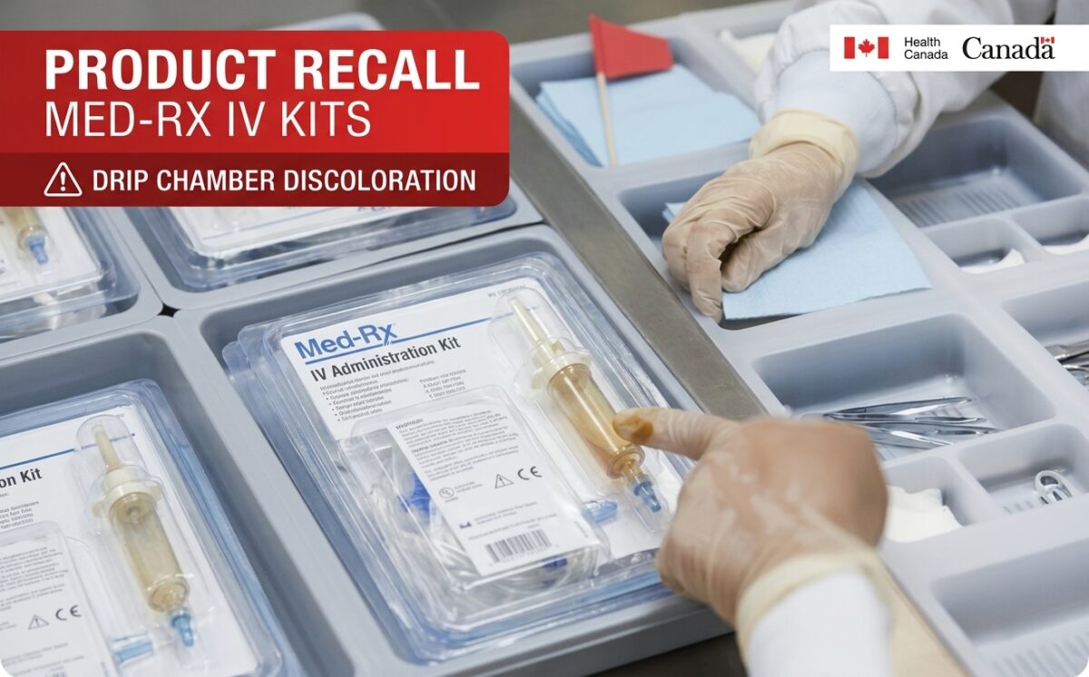 Med-Rx Medication/Primary Solution Administration Kit recall