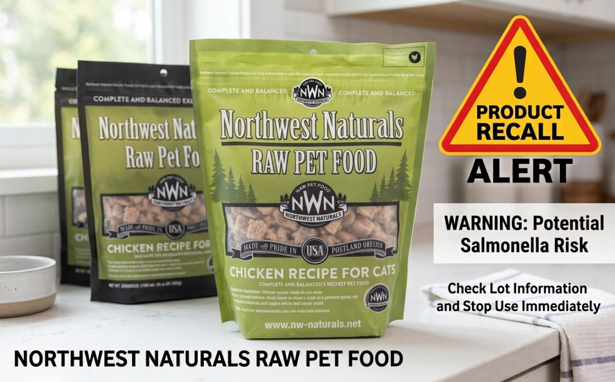 Frozen Chicken Recipe (cat food) and Frozen Raw Diet for Dogs Chicken Recipe recall