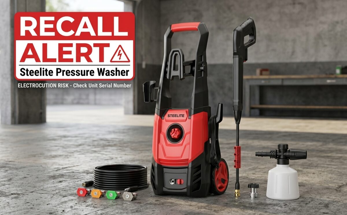 Steelite Electric Pressure Washers recall