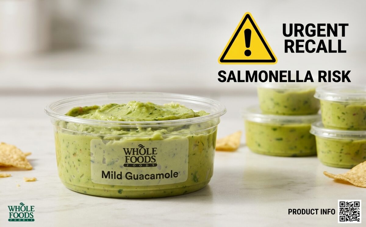 Whole Foods Mild Guacamole Dip recall