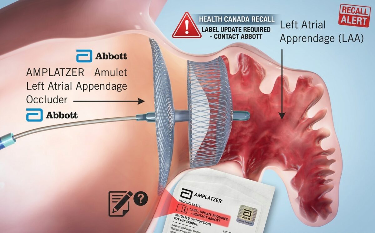 Amplatzer™ Amulet™ Left Atrial Appendage Occluder recall
