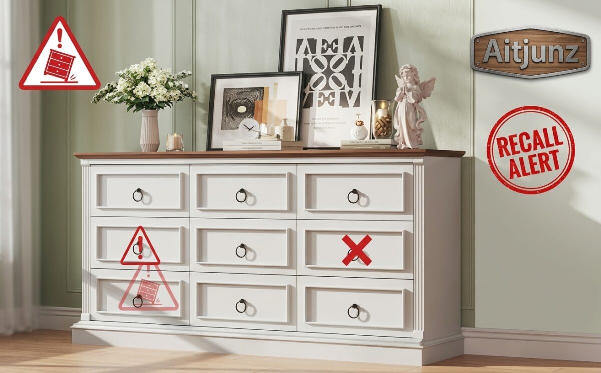 Aitjunz 8-Drawer Dressers recall