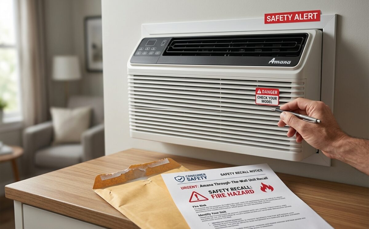 Amana Through the Wall (TTW) Air Conditioners and Heat Pumps recall