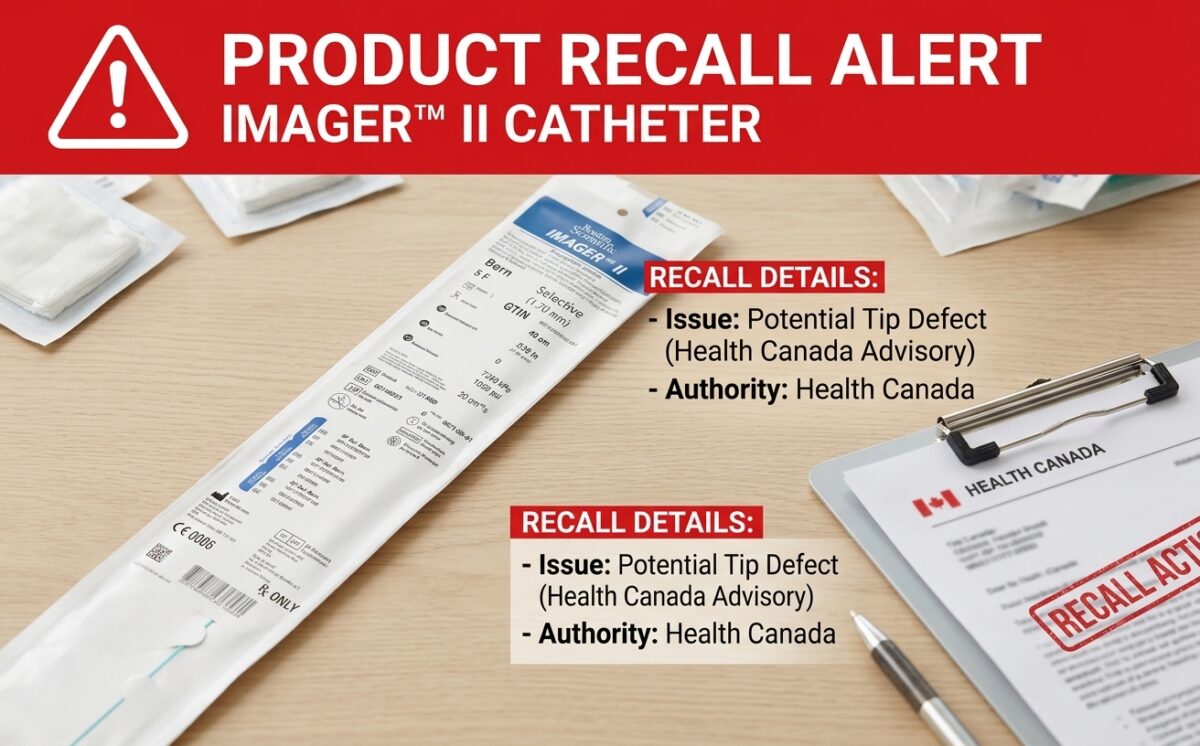 Imager™ II Angiographic Catheter recall