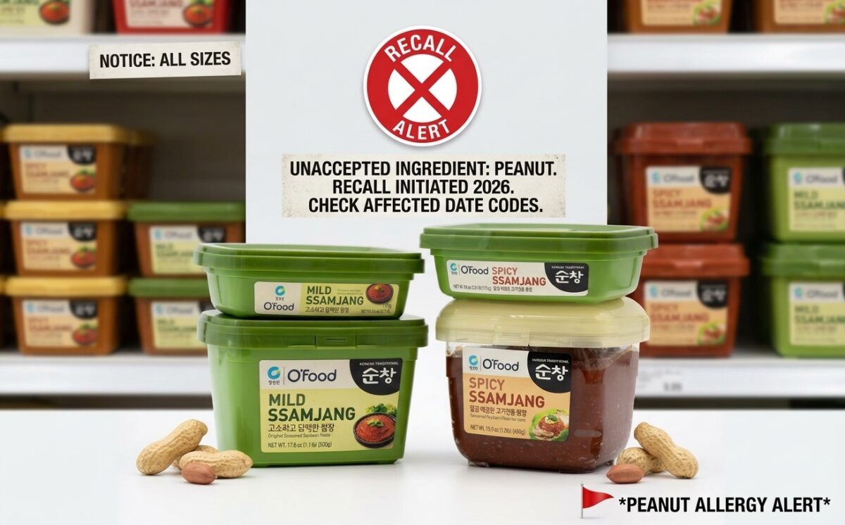 Sunchang Ssamjang (seasoned bean paste) recall