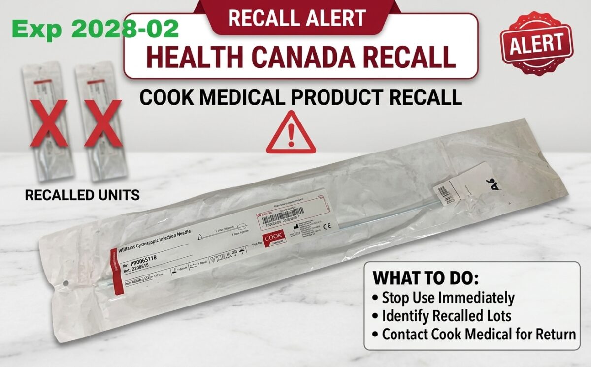 Williams Cystoscopic Injection Needle recall