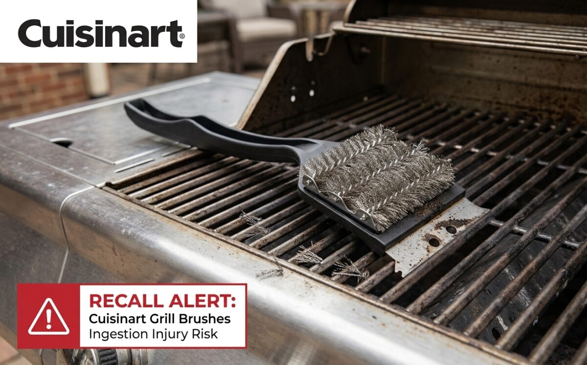 Cuisinart Metal Wire Bristle Grill Brushes recall