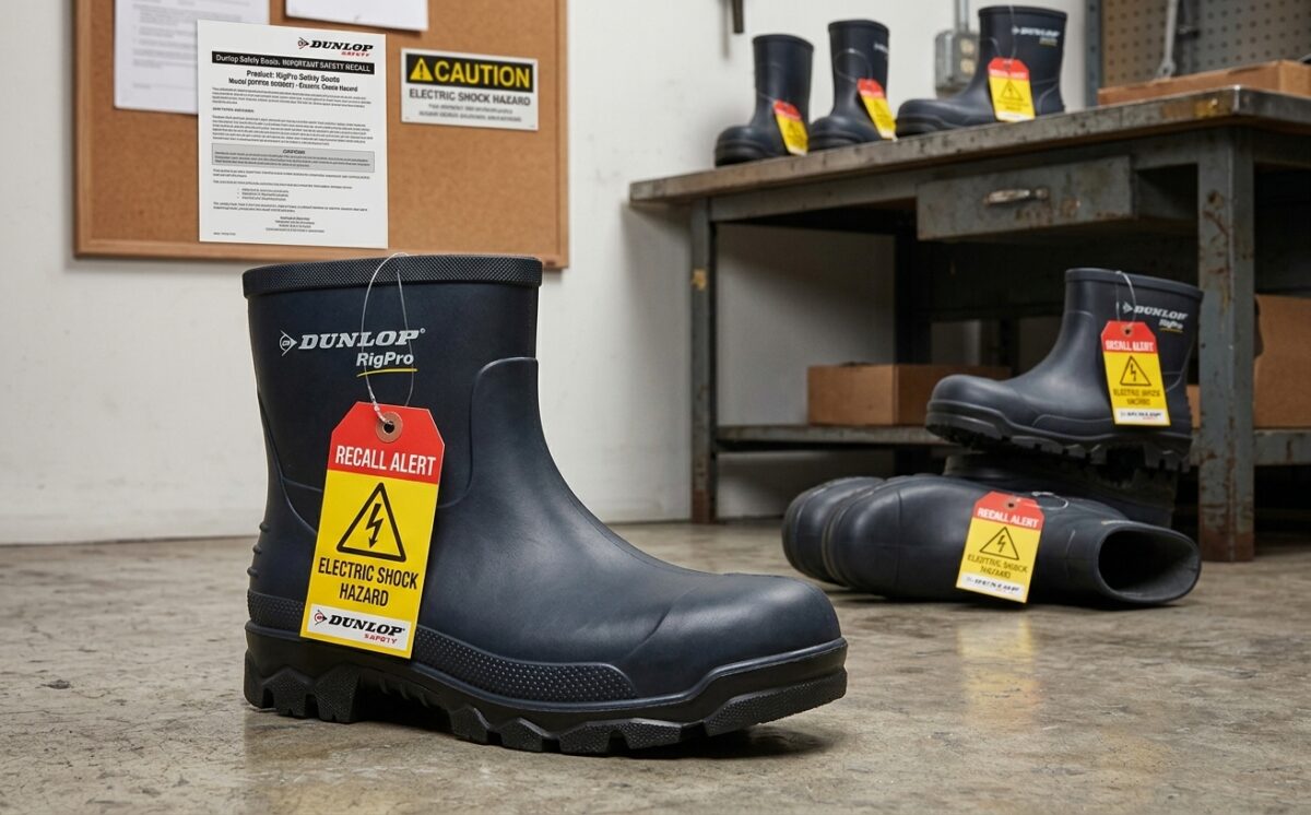 Dunlop RigPro full safety Boots recall