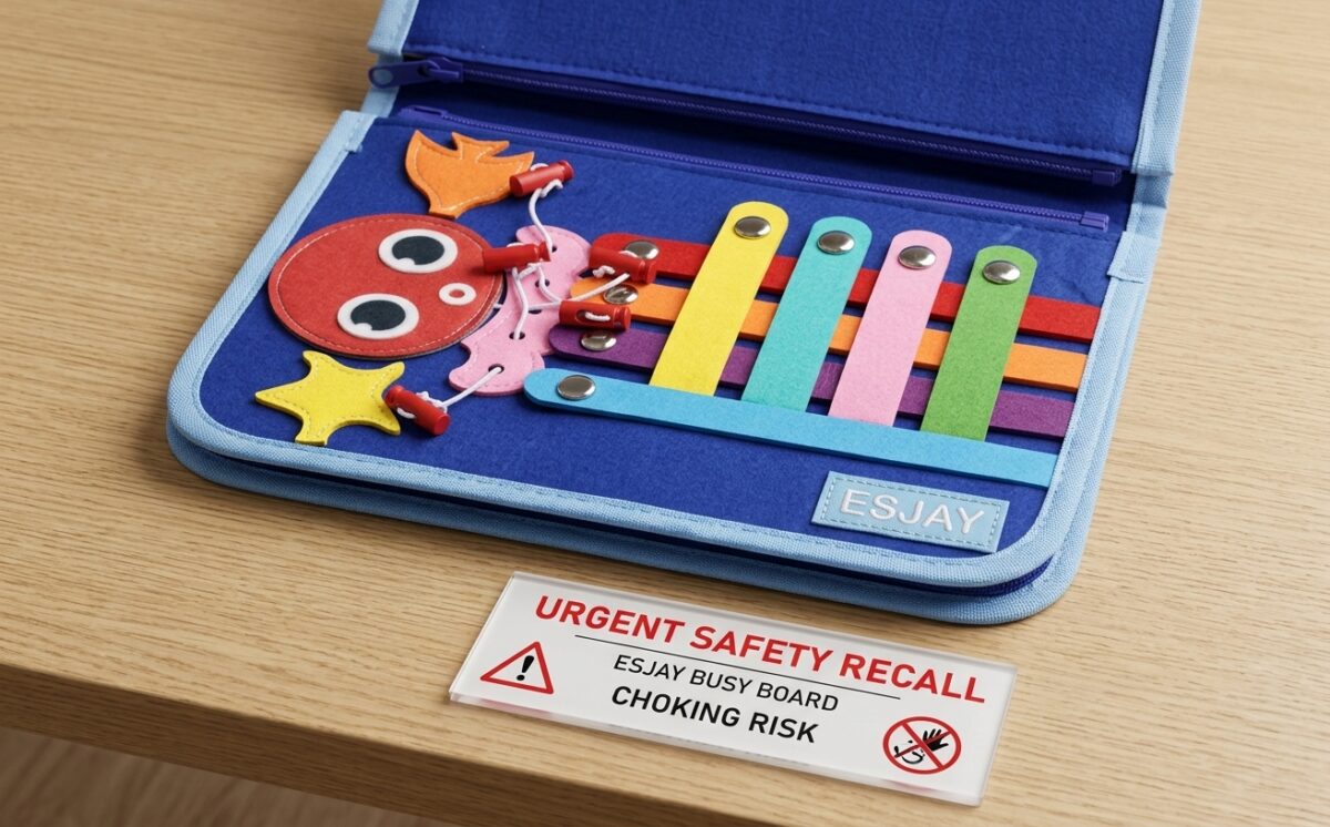 Esjay Toddler Busy Board Montessori Toys recall