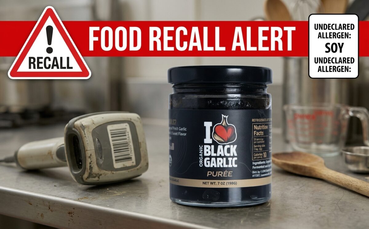 Gluten Free Black Garlic (Marinade) recall