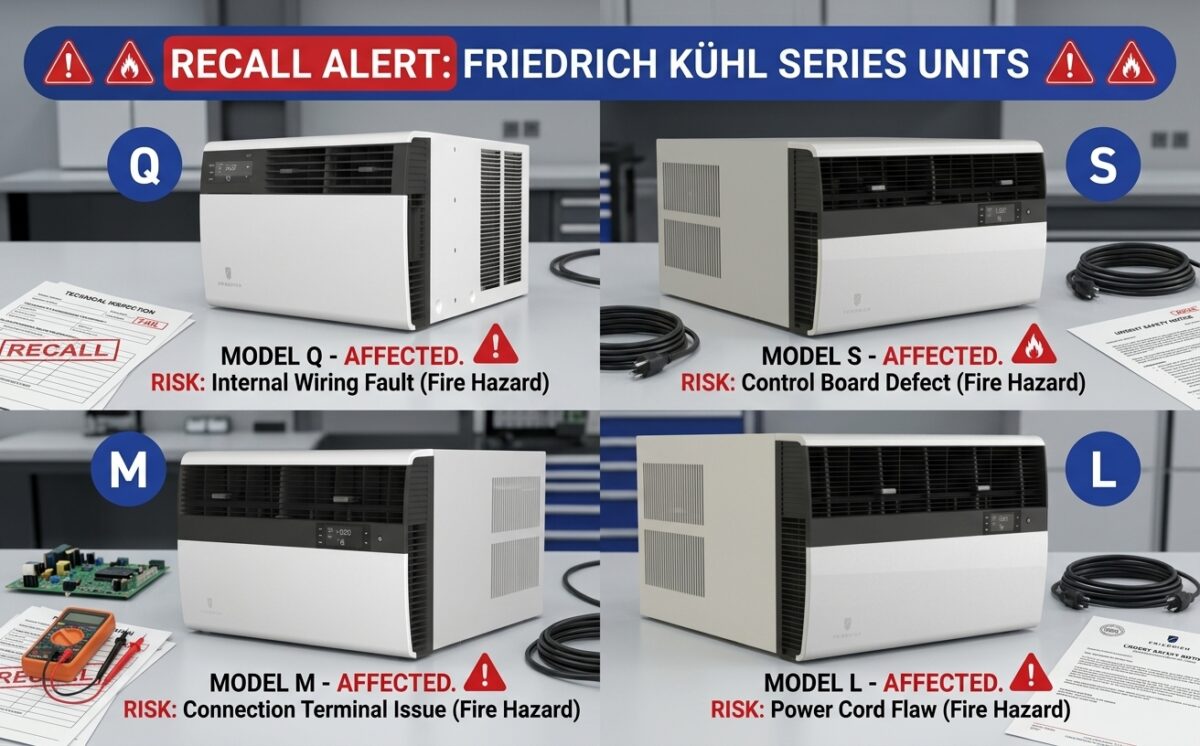 Kühl Q and Kühl S Window Air Conditioners recall