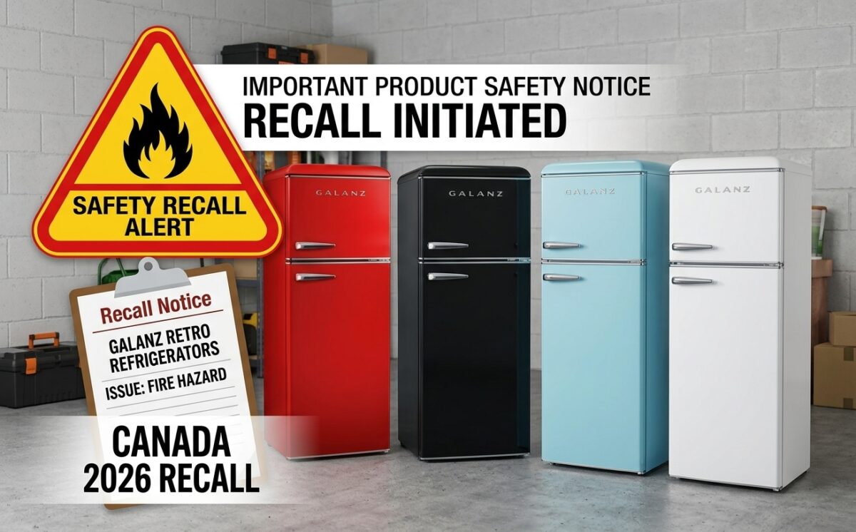 Galanz Retro Refrigerators recall