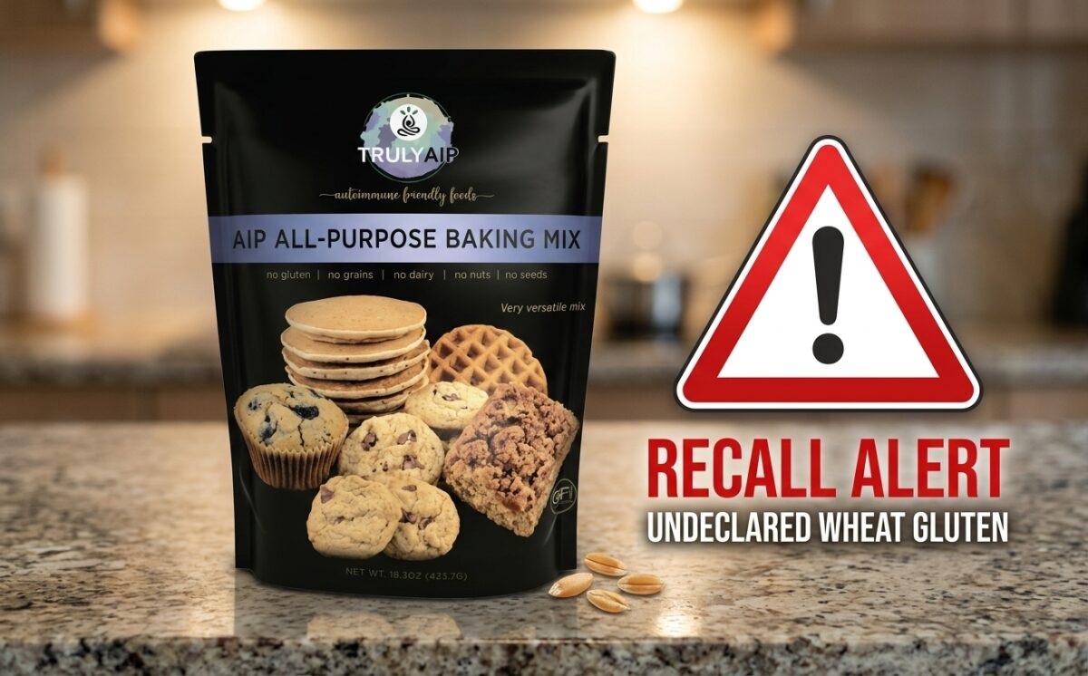 Truly AIP All Purpose Flour and Bread Mix, and EAT G.A.N.G.S.T.E.R. Flat Bread Pizza Mix recall