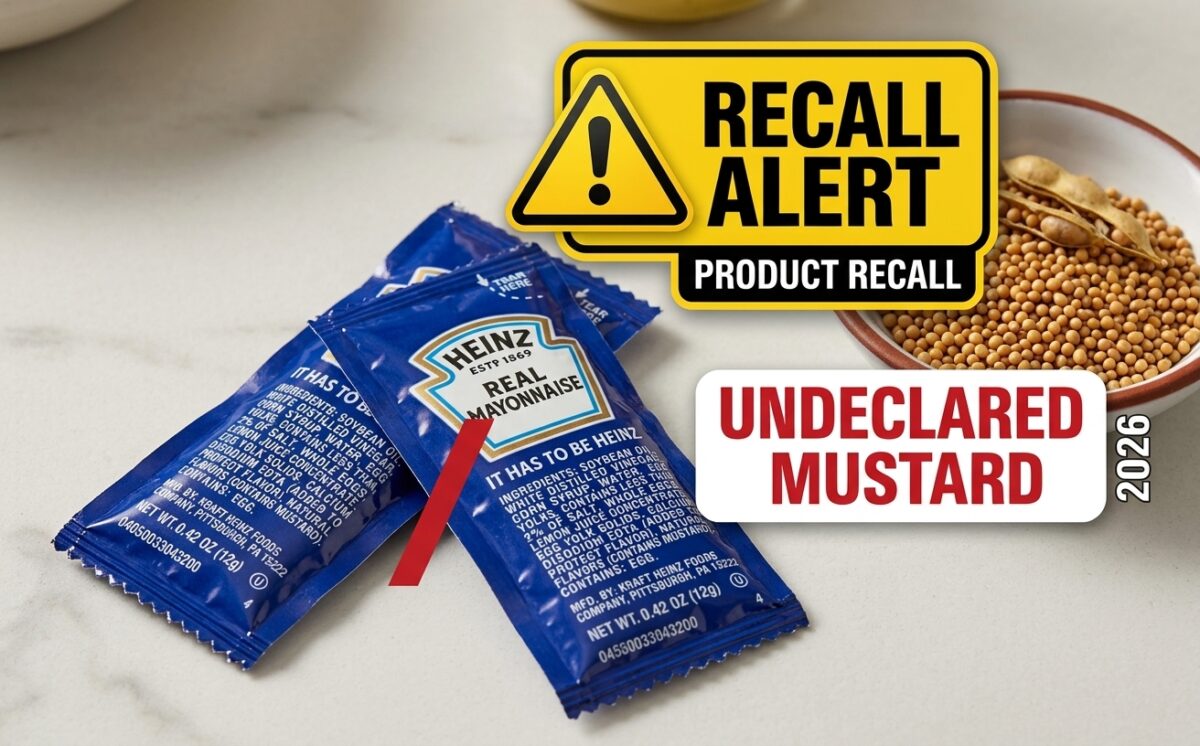 Real Mayonnaise / Mayonnaise (single-serve units) recall
