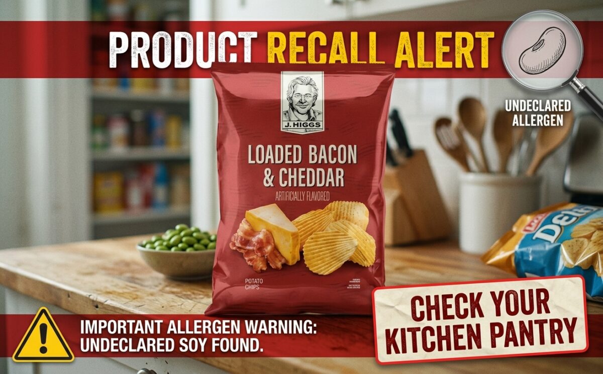 Loaded Bacon & Cheddar Potato Chips recall
