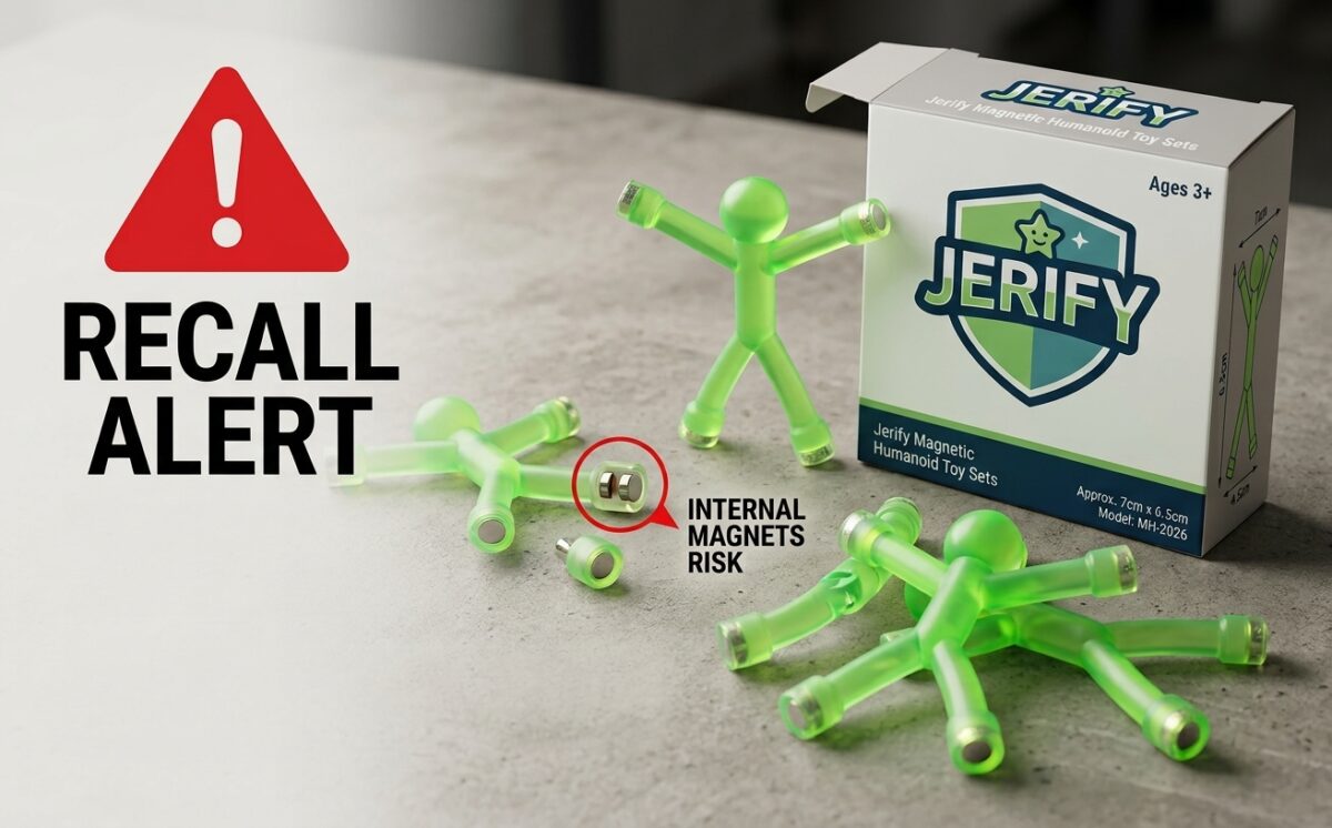Jerify Magnetic Humanoid Toy Sets 30 PCS recall