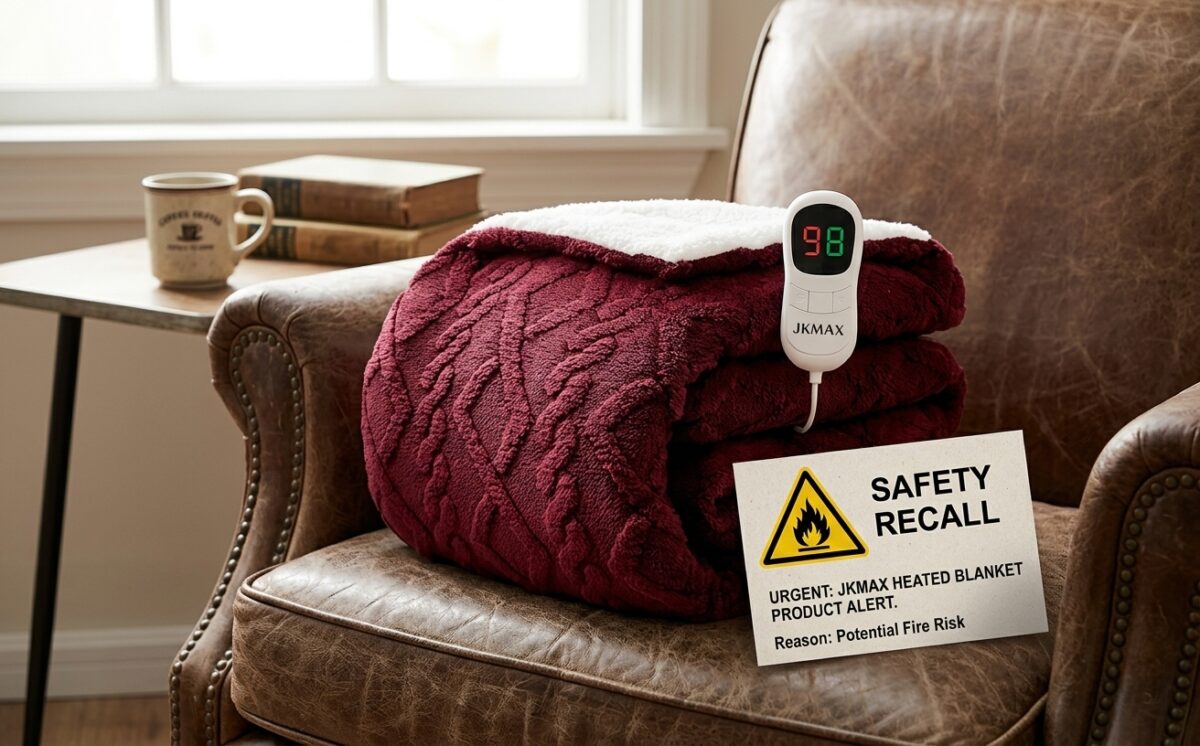 JKMAX Heated Blankets and Heating Pads recall