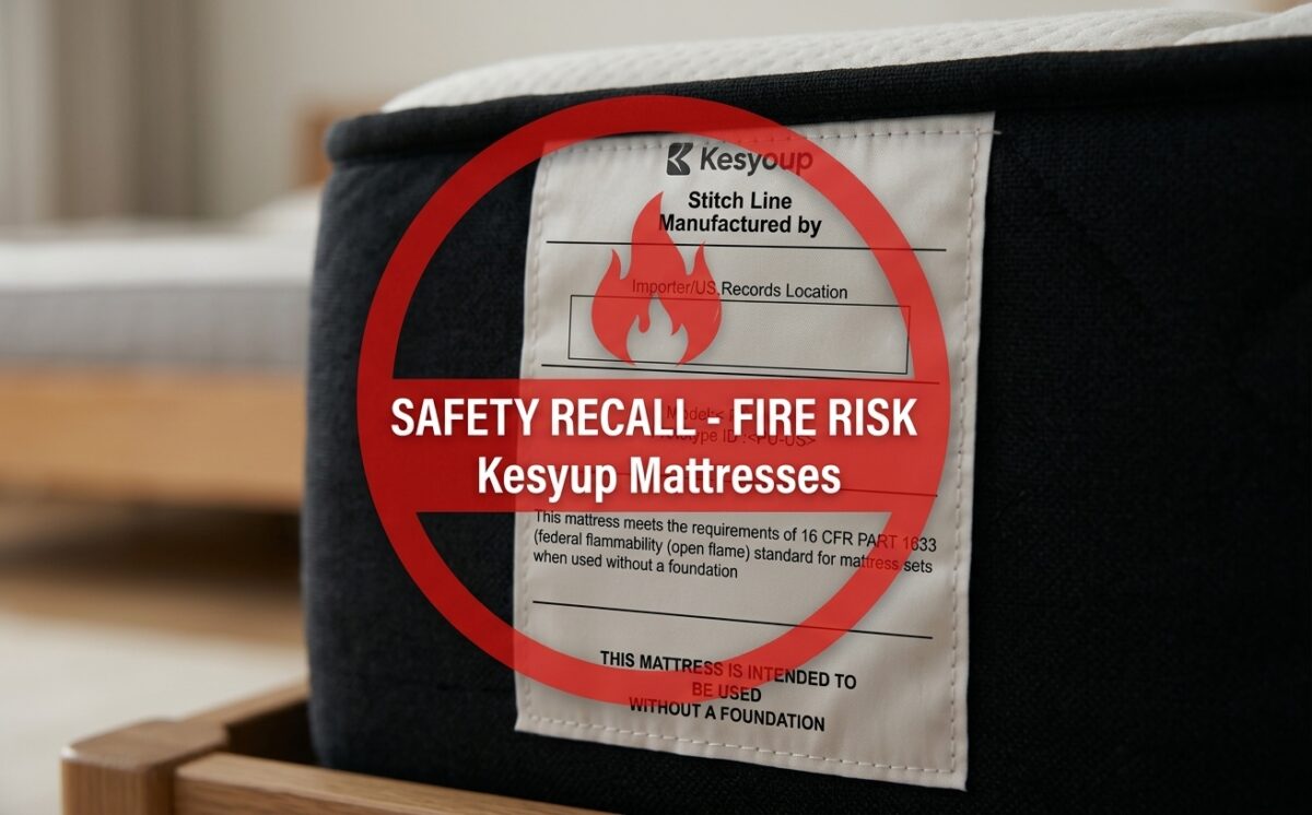 Kesyup-branded Mattresses recall