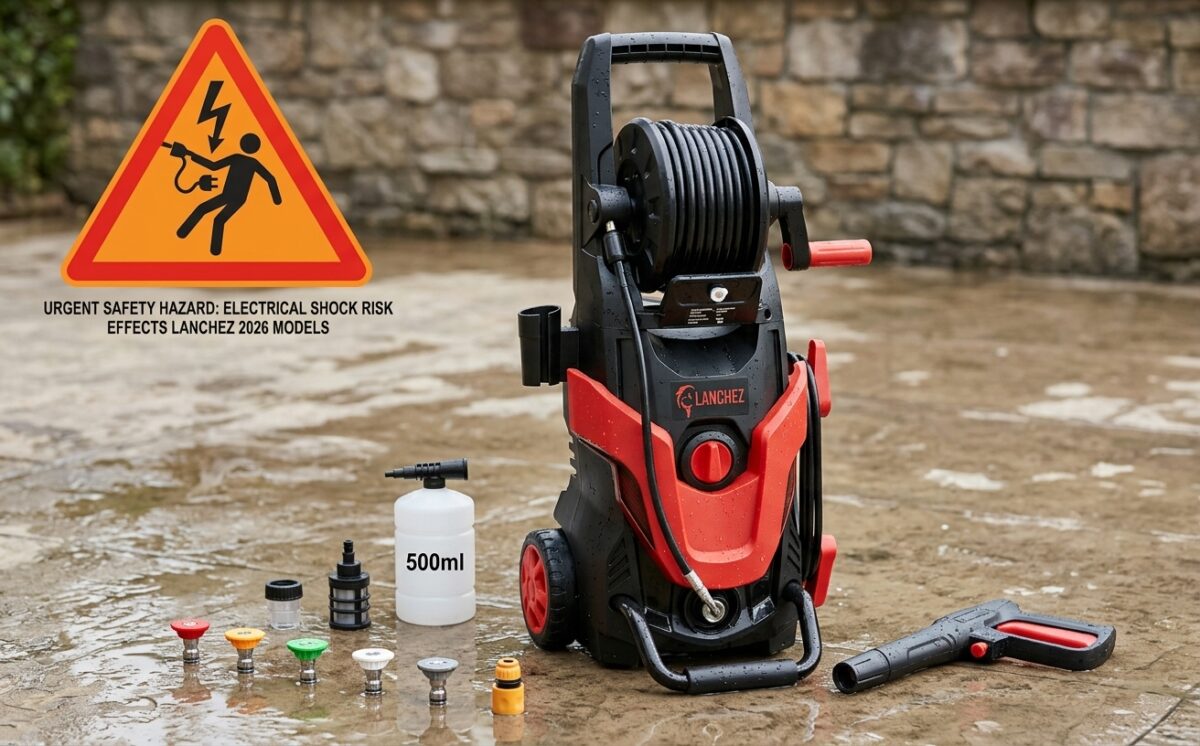 LANCHEZ Pressure Washers (Model KLC-BULL135C) recall