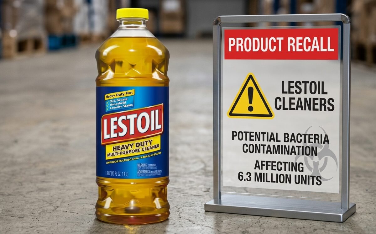 Scented Mistolin Dilutable Cleaners and Lestoil Heavy Duty Multi-Purpose Cleaners recall