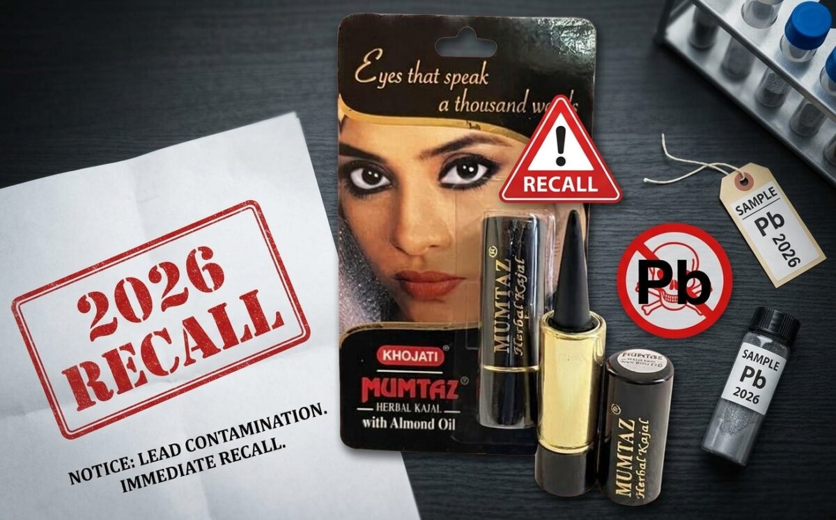 Mumtaz - Herbal Kajal With Almond Oil for Sensitive Eyes and Al-Asmad Alharmain Zam Zam & Rose Water recall